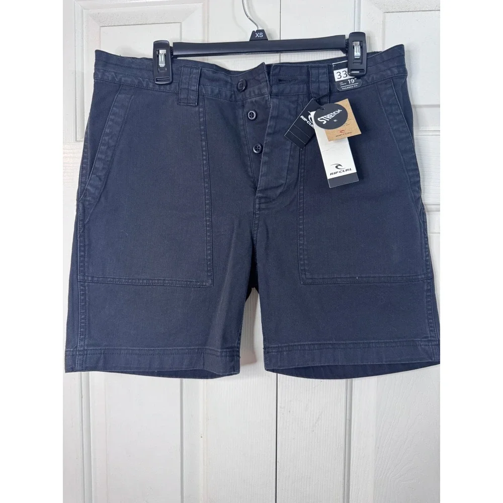 NWT‎ Rip Curl Black Surfheads Incoming Short Size 33 19